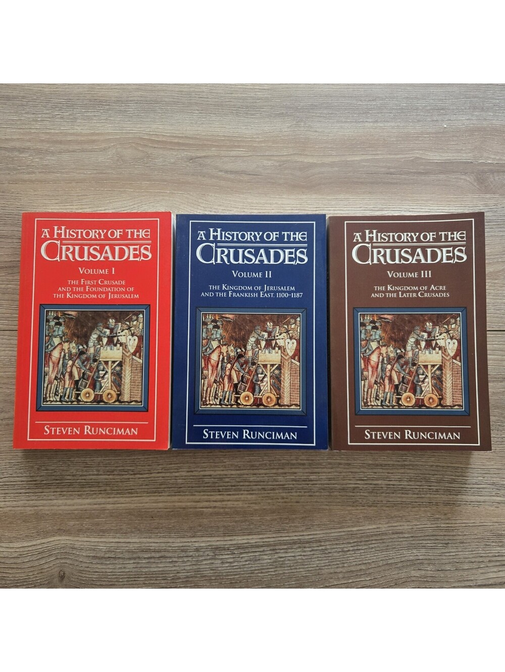 A History of the Crusades Vol I II III [Steven Runciman] 3-Book Set Cambridge